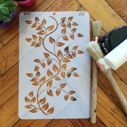 Matezz - Deco Stencils Stencil Plants 4 Templates 20x30 Deco Stencils P7 2