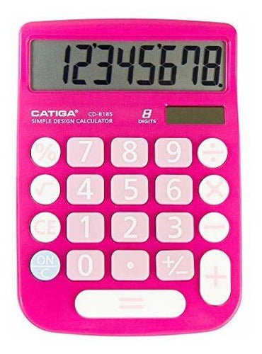 Cd-8185 Calculadora De Oficina Y Estilo Hogar - Pantalla Lcd 0