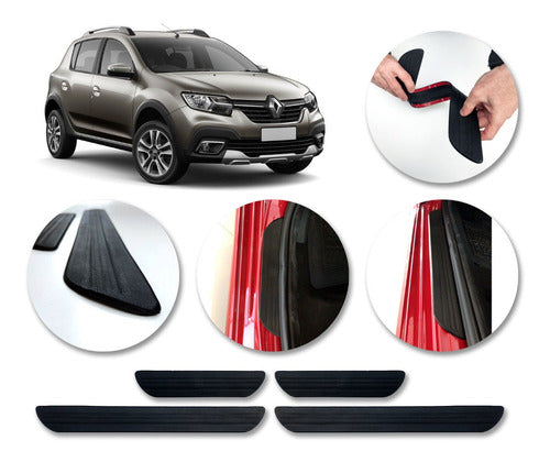 Reposapie Apoya Pie Para Renault Logan Sandero + Velcro 3