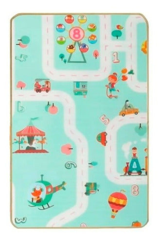 Nordic Reversible Baby Playmat with Antishock Protection 180x120cm 16