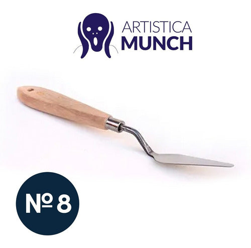 Artistica Munch Espatula Profesional De Acero Inoxidable Nª 8 0