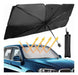 Plegable. Paraguas Sol. Parasol De Auto. Protector Uv. 0