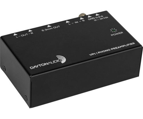 Dayton Audio Preamplificador Phono Para Bandejas De Vinilo 1