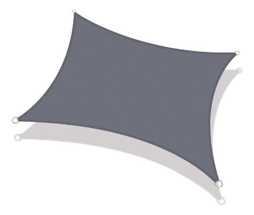 Tecsys High Quality Shade Sail 8 X 5 Meters UV Filter 98% Gray 0