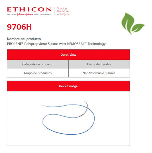 Sutura Prolene 4-0 Ethicon 9706h 2