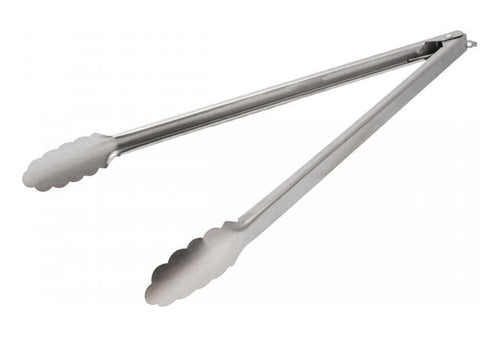 FC Multi-Purpose Kitchen Tongs 40cm Stainless Steel 0