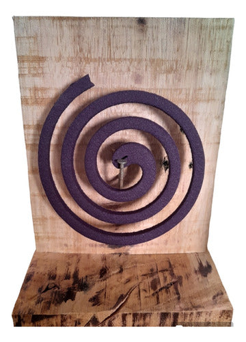 Pachamamadecohome Spiral Holder Made of Recycled Pallets 4