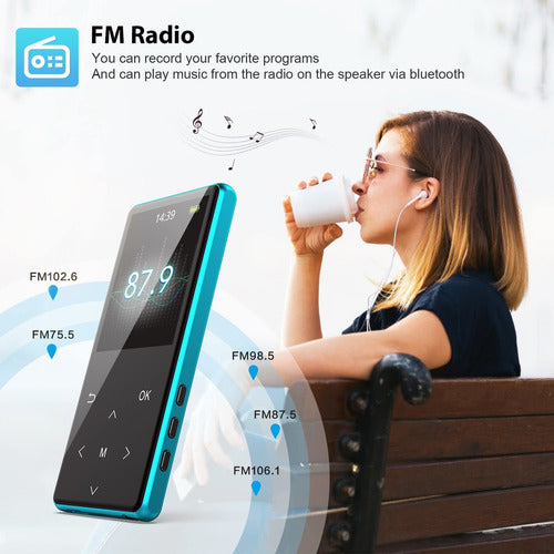 Player Mp3, Reproductores De Mp3 De 64 Gb Con Bluetooth 5.2 5