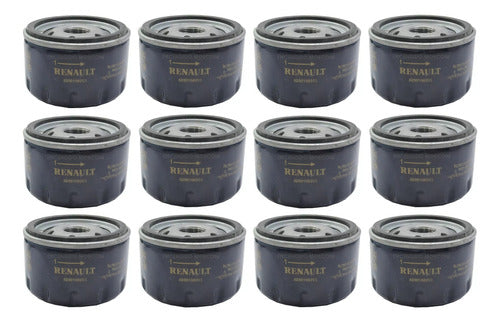 Renault Pack 12 Oil Filters for All Models 0