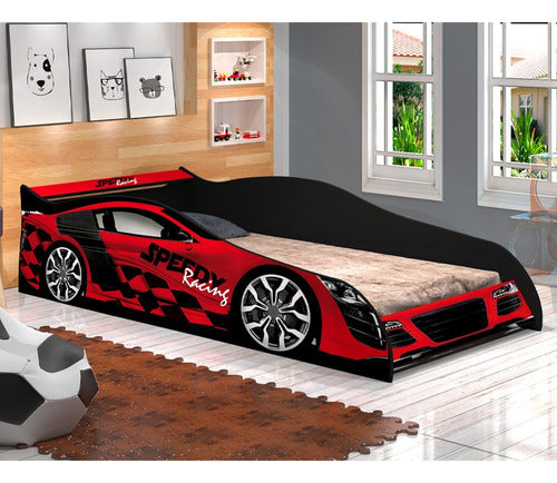 Welaman Kids Car Bed 1 Plaza Modern Design Formula 1