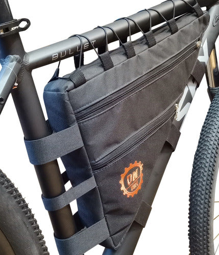 Triangle Bicycle Frame Bag with Double Compartment by Dm Bike 33