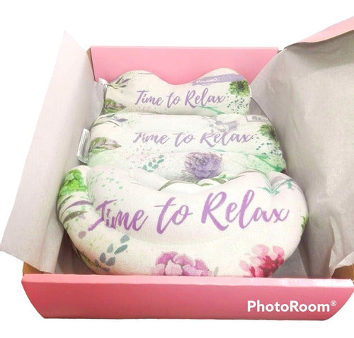 Zen Relaxation Gift Box with Rose Aroma - Corporate Gift Set Nº66 - Kit Caja Regalo Empresarial Zen Box Semillas Set Relax N66