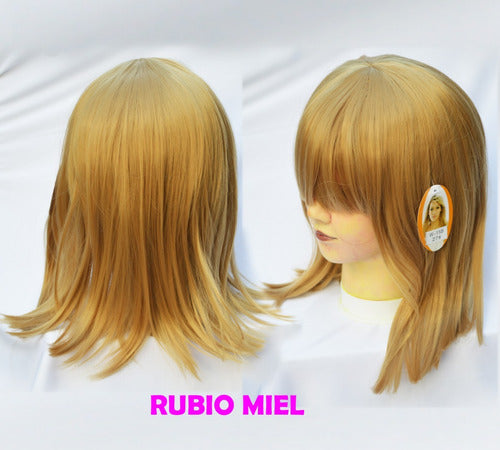 Short Burgundy Kanekalon Cosplay Carre Wigs for Daily Use 6