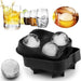 Silicone Sphere Ice Ball Tray Mold Whisky Cube 1