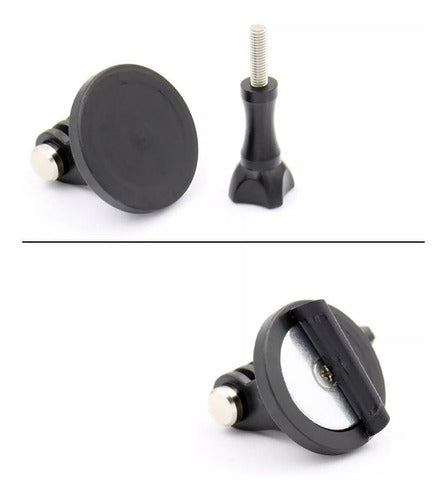 Adaptador Soporte Magnetico Iman Gopro Go Pro Imantado Mount 3