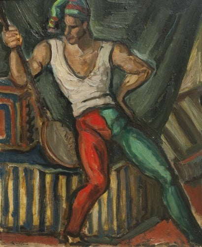 Carlos Alberto Castellanos - Arlequín Rojo Lámina 45x30 Cm. 0