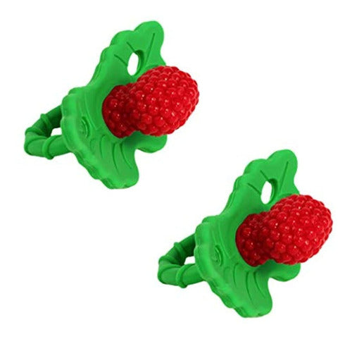 Razbaby RaZberry Silicone Teething Toy (Pack of 2) 0