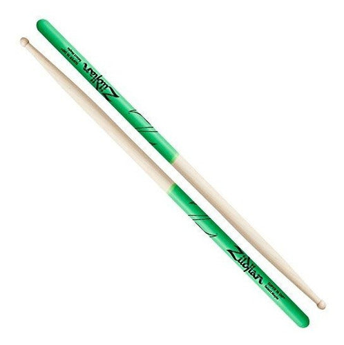 Avedis Zildjian Company Zildjian Super 7 Un Verde De Arce Baquetas 0