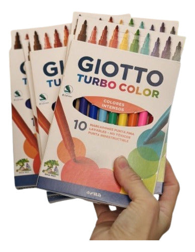 Giotto Markers Color X 10 Turbo Indestructible Tip 1