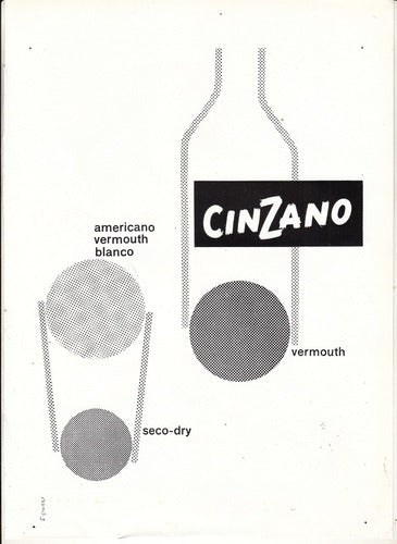 1957 Publicidad Vintage De Vermouth Cinzano Argentina 0