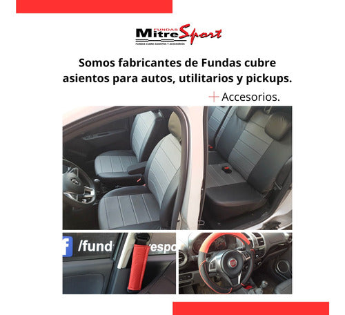 Fundas Mitre Sport Zigzag Steering Wheel Cover + Multi-purpose Bag + Seat Belt Covers 5