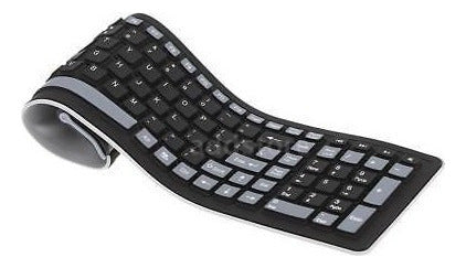 Key: 2.4 Mini Flexible Wireless Silicone Keyboard Resistant to Water 1