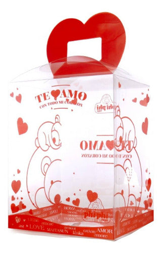 Caja Transparente De Acetato Diseño Romántico ! 0