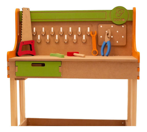 Wooden Toy Tool Bench with Tool Belt 0