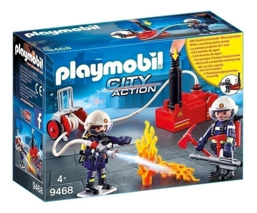 Playmobil City Action Firefighters with Water Pump Set 0