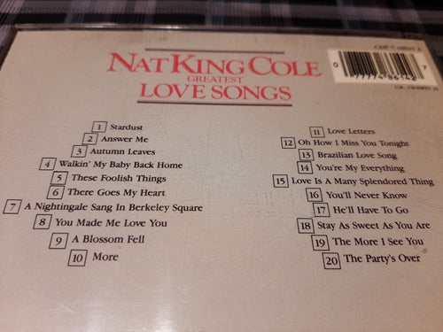 Nat King Cole - Greatest Love Song - Cd Importado 1