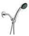 Aquaflex Premium Shower Set with Chrome Handheld Showerhead, 1.5m Stainless Steel Hose, Holder, and Pipe 0