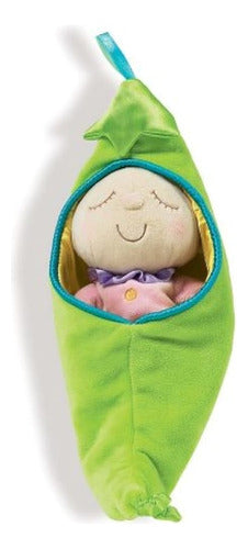 Manhattan Toy Snuggle Pod Sweet Pea Primera Muñeca Con Saco 0