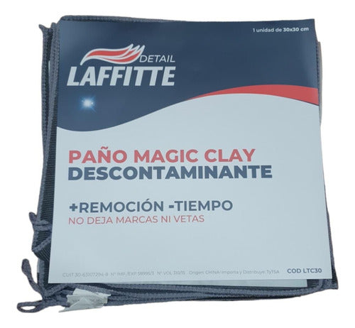 5 Paños Descontaminante Clay Pad Ideal Detailing No Claybar 0