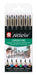 Pigma Micron Brush Set X6 - Mosca 0