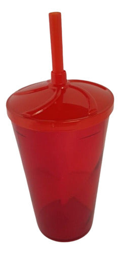 ACRILCOLOR 45 Twister Cups 300 Ml with Lid and Straw 0