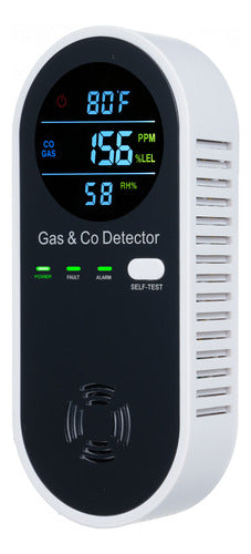 Tester.gas Monoxide Lcd Com Combinação De Detectores Naturai 3