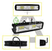 Set of 2 Cree 62W LED Flood Bars for Motorcycles and Trucks 4
