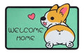 Fancy House Bebe Cartoon Welcome Mat 0