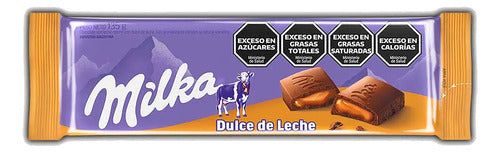 Milka Chocolate Dulce De Leche 135g X3 Units 0