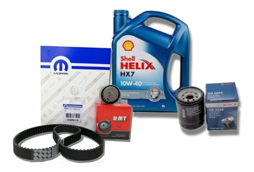 Kit Distribucion Fiat Palio 326 1.4 + Aceite 10w40 Filtro 0