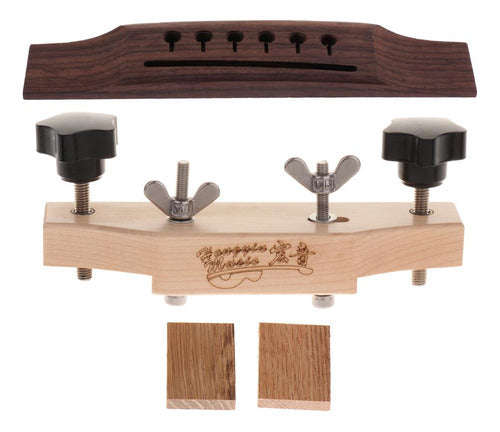 1 Set Guitar Bridge Clamp Com Rosewood Bridge Guitar 1