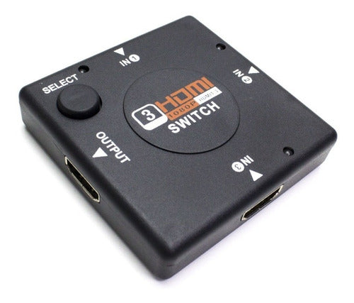 HDMI Switch Splitter x3 Full HD 1080p 1.3 LCD PS3 DVD Blu-ray 0