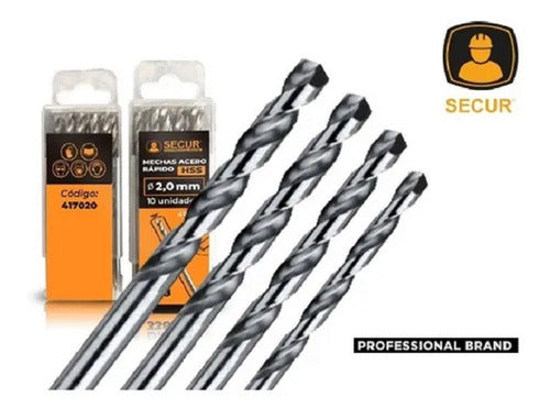 Mecha Broca De Acero Rápido Av/hss - De 13mm - Pack X5 U 0