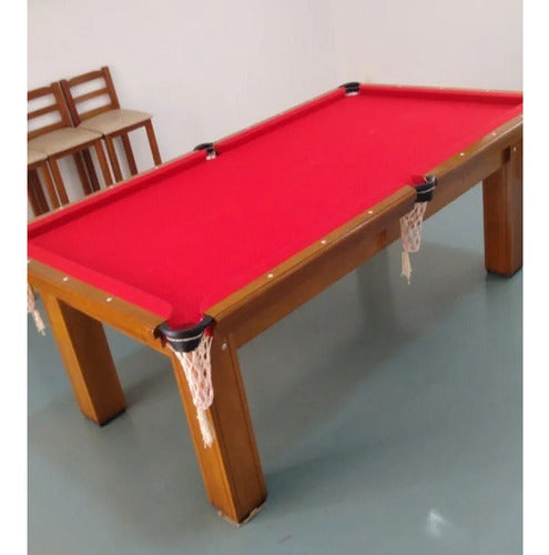 Tecido Vermelho Mesa Sinuca Bilhar Snooker Pano (o Metro) 1