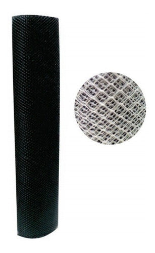 Plastic Diamond Mesh Enclosure 1.20m Wide Black 2