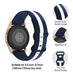 Correa Hehighti Compatible Con Galaxy Watch 4 Azul/blanco 1