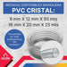 Crystal Clear Water Level PVC Hose 9x12 Roll 50m 6