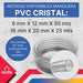 Solyon PVC Crystal Hose 16x20 Transparent Water Air 25m Roll 6