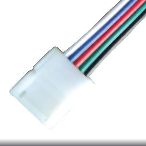 Demasled Flexible RGBW Connector for LED Strip 5050 with Cable x10 2