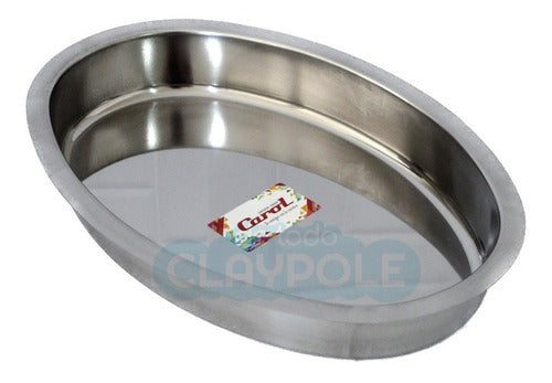 Fuente Oval Acero Inoxidable Legumbrera Carol 28,5 Cm 0